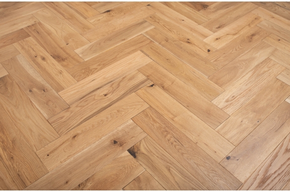 Thorpe Spring Grand Solid Oak Herringbone
