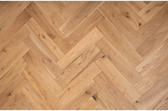 Thorpe Spring Grand Solid Oak Herringbone