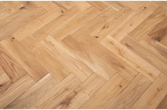 Thorpe Spring Grand Solid Oak Herringbone