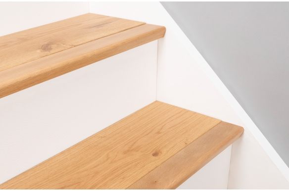 Lacquered Solid Oak Stair Nosing - SW2